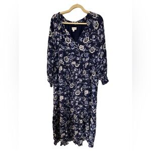 EVEREVE Blue Floral Maxi Dress